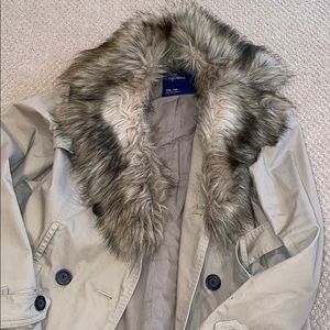 American eagle fur coat